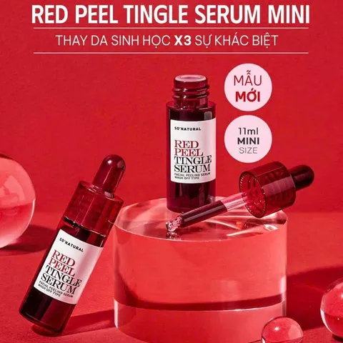 Tinh Chất Tái Tạo Da So Natural Red Peel Tingle Serum 11ml [hàng nhập khẩu]
