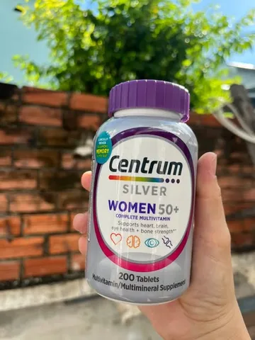 Centrum Silver Women 50+ Vitamin tổng hợp cho nữ, 200 viên, Giao hỏa tốc nhận ngay