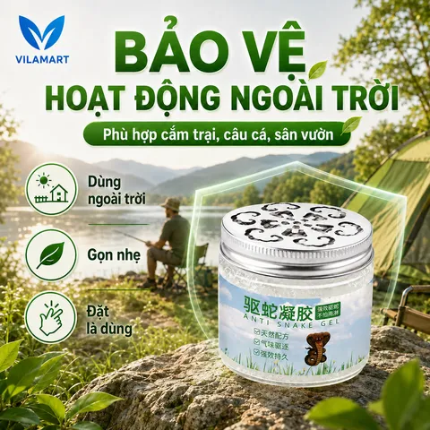 Gel Xua Đuổi Rắn Cô Đặc – Chiết Xuất Thực Vật, Hỗ Trợ Hạn Chế Rắn Tiếp Cận, Dùng Trong Nhà Và Ngoài Trời