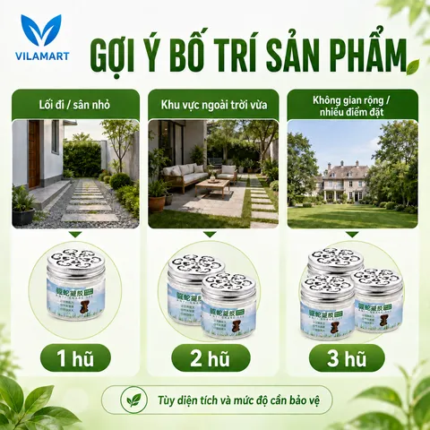 Gel Xua Đuổi Rắn Cô Đặc – Chiết Xuất Thực Vật, Hỗ Trợ Hạn Chế Rắn Tiếp Cận, Dùng Trong Nhà Và Ngoài Trời
