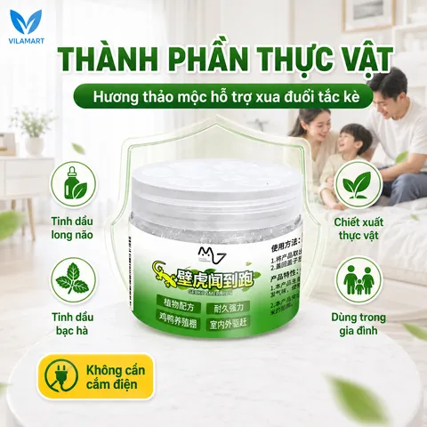 Thuốc Đuổi Thằn Lằn Tự Nhiên 120g – An Toàn Cho Mẹ Và Bé, Hiệu Quả Trong Nhà