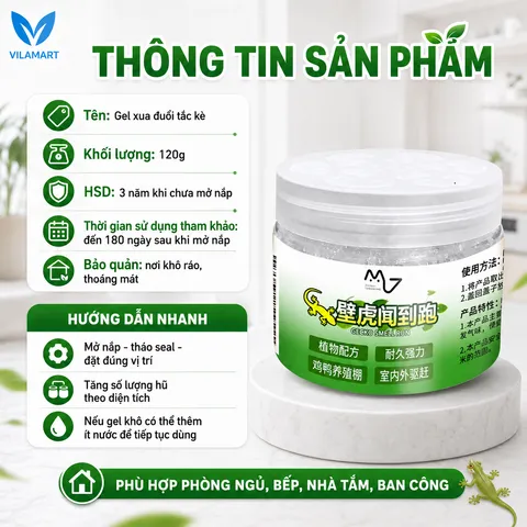 Thuốc Đuổi Thằn Lằn Tự Nhiên 120g – An Toàn Cho Mẹ Và Bé, Hiệu Quả Trong Nhà