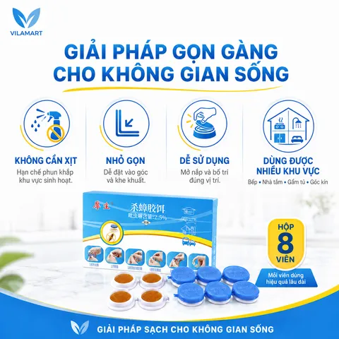 Thuốc diệt gián sinh học Housheng, diệt tận gốc tất cả các loại gián, hiệu quả, an toàn.
