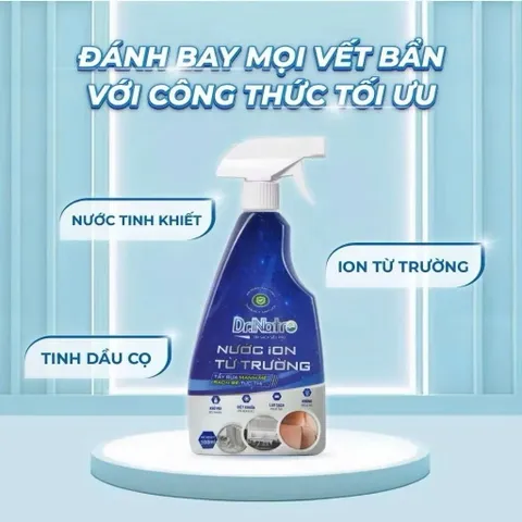 Chai tẩy đa năng Dr Natro 500ml làm sạch dầu mỡ, vệ sinh giày dép, sàn nhà an toàn lành tính