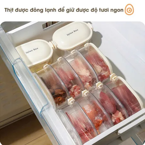 Hộp Đựng Đồ Khô 3 Tầng Kèm Nắp 