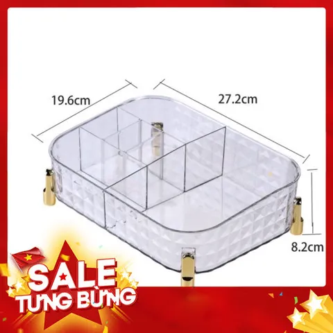Hộp đựng đồ trang điểm nhựa mẫu mới 813324