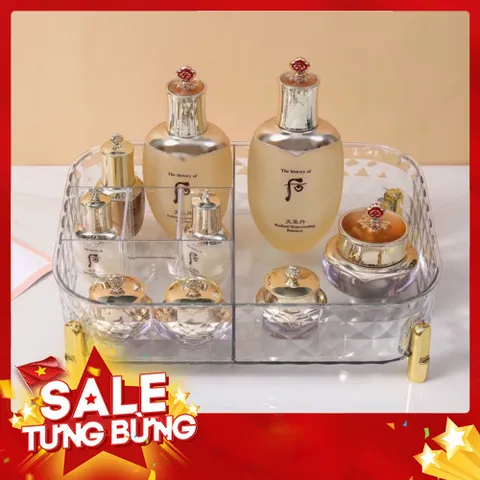 Hộp đựng đồ trang điểm nhựa mẫu mới 813324