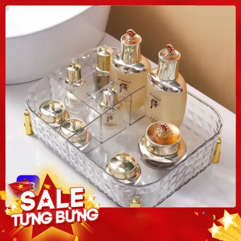 Hộp đựng đồ trang điểm nhựa mẫu mới 813324