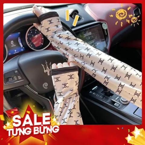 Găng Tay Chống Nắng Dáng Rộng Chất Lụa - Bảo Vệ Da Chống Tia Cực Tím 813329