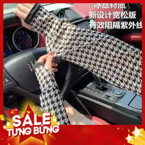 Găng Tay Chống Nắng Dáng Rộng Chất Lụa - Bảo Vệ Da Chống Tia Cực Tím 813329