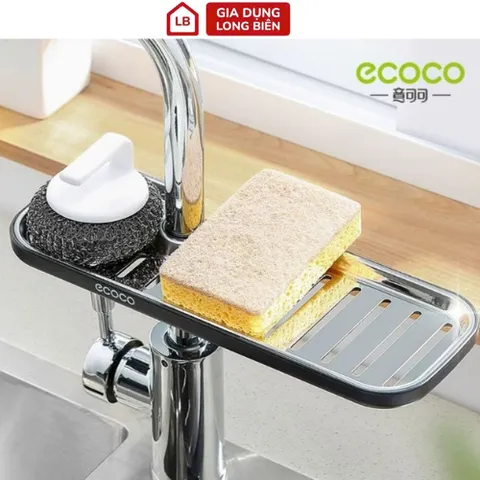 Khay Để Xà Phòng, Giẻ Rửa Bát Inox ECOCO Cao Cấp Không Gỉ 813335
