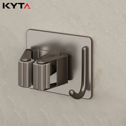 Móc Treo Chổi, Cây Lau Nhà Kyta - Kèm Keo Dán Cực Chắc, Tiện Lợi 813338