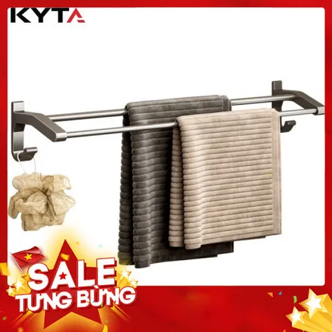 Giá Treo Khăn Nhà Tắm KYTA K81360 - Hợp Kim Nhôm Không Han Rỉ, Bền Đẹp 813339