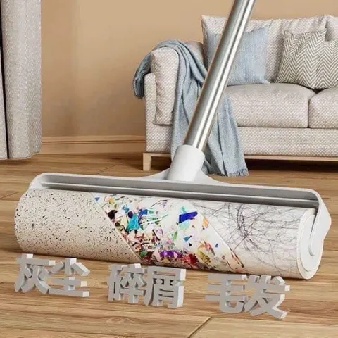 Chổi Năn Bụi Cán Dài 90cm Kèm Lõi 24cm - Tiện Lợi Cho Mọi Không Gian 813352