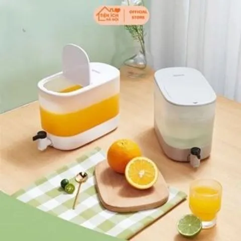 Bình nước tủ lạnh ECOCO 4L có vòi chịu nhiệt độ cao 813366