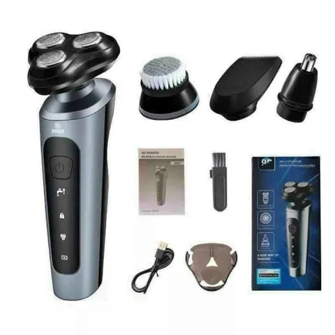 Máy Cạo Râu 9D SHAVER 4 in 1 Cao Cấp - Tặng Kèm 6 Phụ Kiện Tiện Lợi 813368