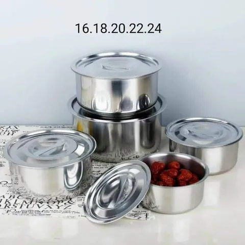 Bộ Thố Inox 5 Món MyHome Tặng Kèm Nắp 813378