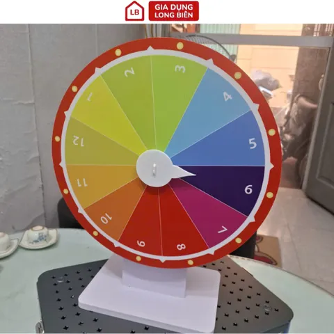 Vòng Quay May Mắn Đường Kính 30cm - Vòng Quay Trúng Thưởng 12 Ô Thú Vị 813393