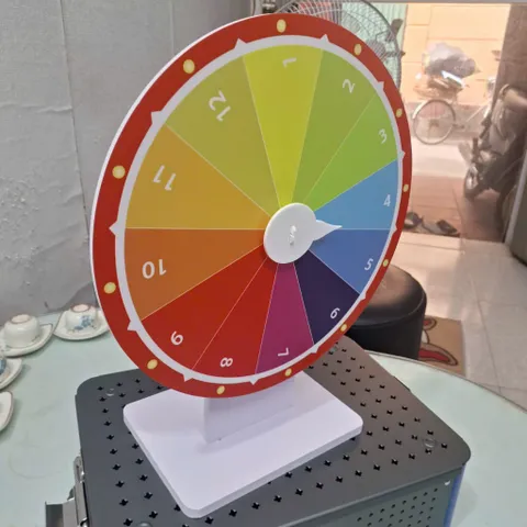 Vòng Quay May Mắn Đường Kính 30cm - Vòng Quay Trúng Thưởng 12 Ô Thú Vị 813393
