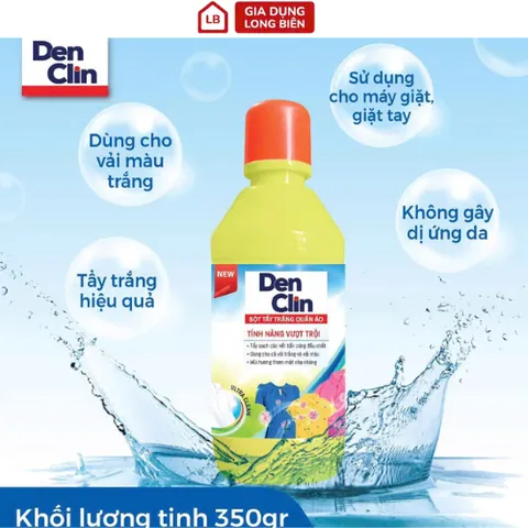 Lọ Tẩy Mốc Quần Áo Denclin Trắng Màu 350g - Giải Pháp Hiệu Quả Cho Quần Áo Của Bạn 813413