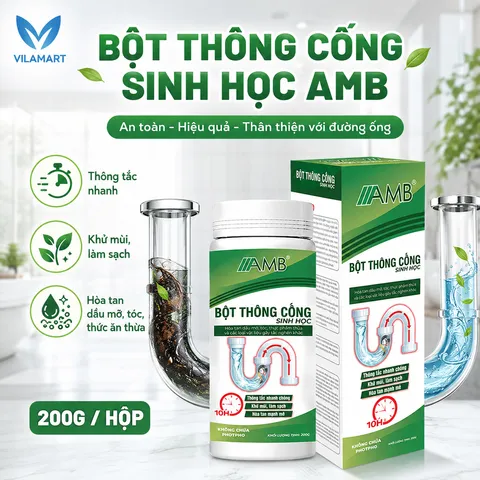 Lọ sinh học đa năng AMB, Viện Hàn lâm khoa học Việt Nam làm sạch, vệ sinh đường ống khử mùi hiệu quả