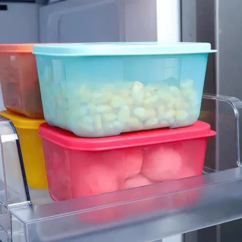 Set 4 Hộp Đựng Thực Phẩm Tủ Lạnh Nhựa Nguyên Sinh Kín Khí Bảo Quản Đồ Ăn Dặm Cho Bé Kháng Khuẩn Đa Năng Tiện Lợi 813423