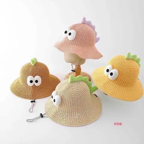 Mũ Bucket Khủng Long Mắt Lồi Cho Bé – Mũ Chống Nắng Dễ Thương Cho Trẻ E 813430
