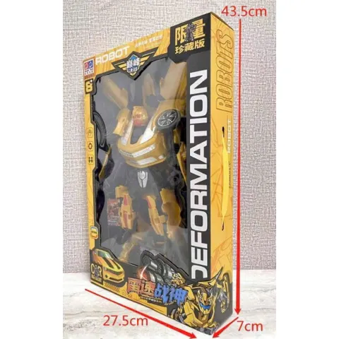 Đồ Chơi Robot Biến Hình Ô Tô Lôi Tốc Chiến Thần Cao Cấp, Mô Hình Siêu Nhân Robot Biến Hình Thành Xe Hộp Lớn Làm Quà Tặng
