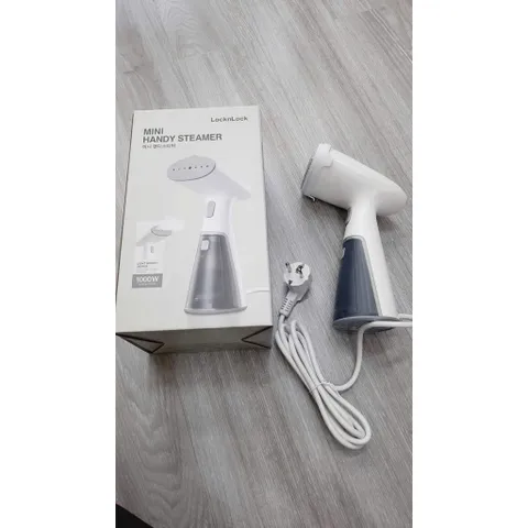 Bàn Là Hơi Nước Cầm Tay LocknLock Mini Handy Steamer - Công Suất 1000W, Khử Khuẩn, Phun Hơi Nhanh, Bảo Hành 12 Tháng 813443