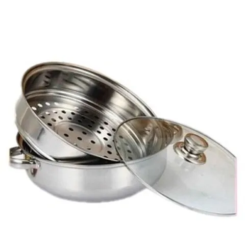 Nồi hấp inox 2 tầng đường kính 28cm dùng mọi loại bếp 813460