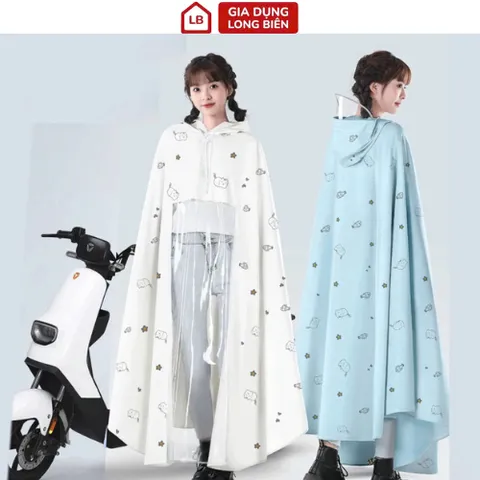 Áo Mưa 1 đầu Chống Thấm Nước, Dành Cho Nam/Nữ - Thời Trang Du Lịch
