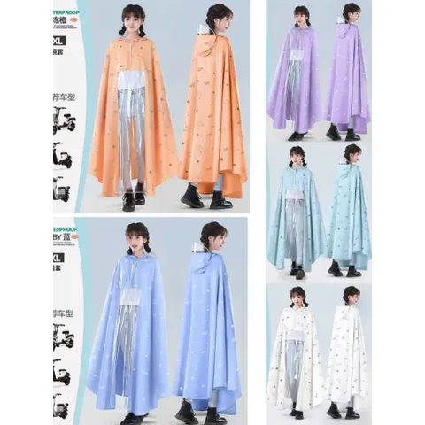 Áo Mưa 1 đầu Chống Thấm Nước, Dành Cho Nam/Nữ - Thời Trang Du Lịch