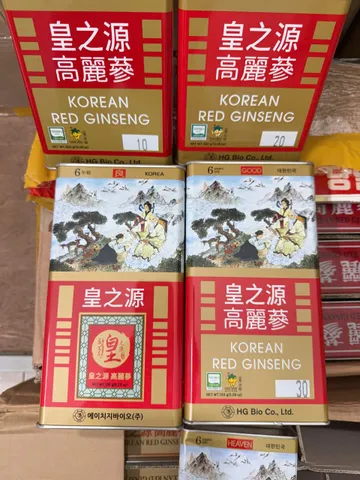 Hồng Sâm Củ Khô Hộp Thiếc GinsengKing HG Bio 150g - Nhân Sâm Hàn Quốc Tăng Cường Sức Khỏe, Giảm Stress, Cân Bằng Huyết ÁpHồng Sâm Củ Khô Hộp Thiếc GinsengKing HG Bio 150g - Nhân Sâm Hàn Quốc Tăng Cườn