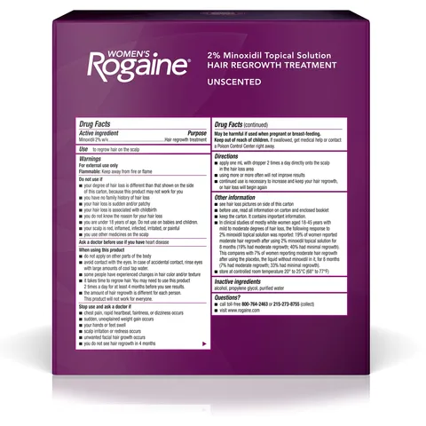 Dung dịch mọc tóc dành cho nữ Rogaine Hair Regrowth Treatment 60ml