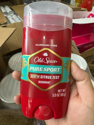 [Ảnh thật] [Chính hãng]  Lăn Sáp Khử Mùi Nam Old Spice Red Collection Pure Sport Scent Of Citrus Zest 85Gr
