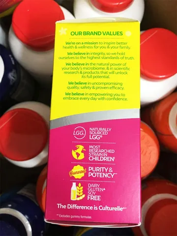  Men vi sinh cho bé Culturelle Kids Purely Probiotics hộp 30 gói dạng bột.