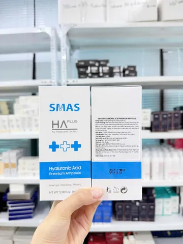 Serum dưỡng ẩm Smas HA Plus Hyaluronic Acid 100ml-Chính Hãng