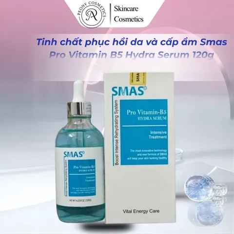 Tinh chất phục hồi da và cấp ẩm Smas Pro Vitamin B5 Hydra Serum 120g-chính hãng