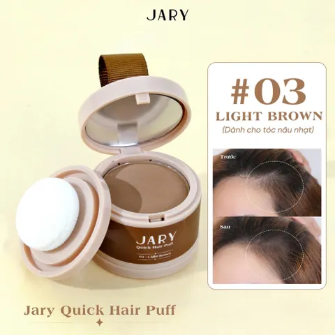 Phấn Chấm Hói Tóc Jary Quick Hair Puff 4g [hàng nhập khẩu]