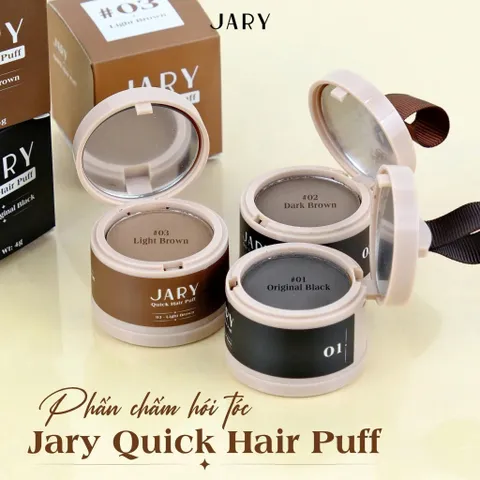 Phấn Chấm Hói Tóc Jary Quick Hair Puff 4g [hàng nhập khẩu]