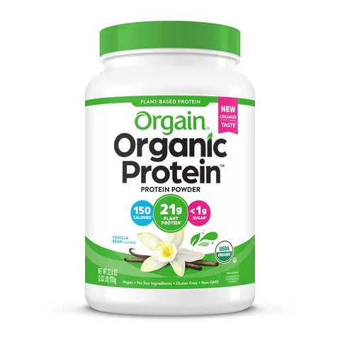 Bột Protein Hữu Cơ Org.... ain Organic Protein & Super foods Vani 2.7LB - Dinh Dưỡng Hỗ Trợ Tăng Cơ và Tăng Cân, Hương Vị Ngon, 