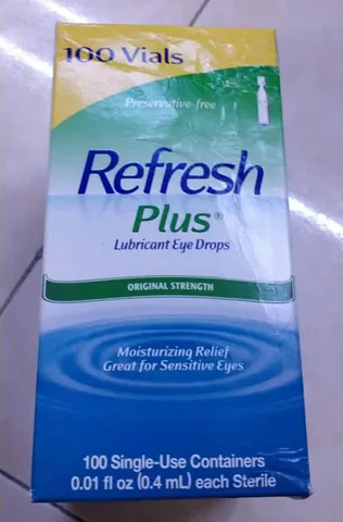 Nước nhỏ mắt, nước mắt nhân tạo dạng tép Refresh Tears Lubricant Eye Drops