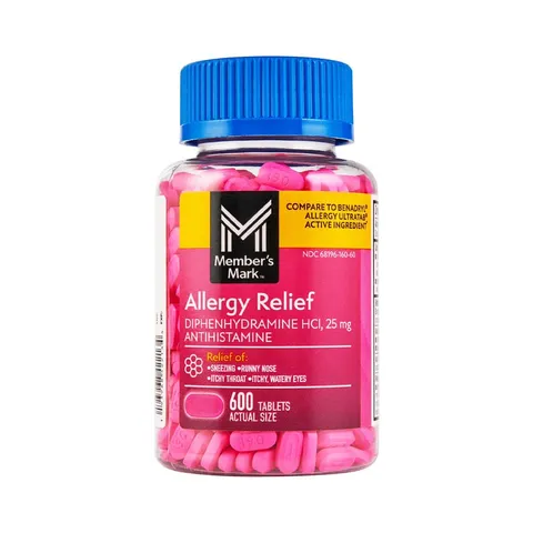 Viên uống chống dị ứng Member’s Mark Allergy Relief 600 Tablets.cua my