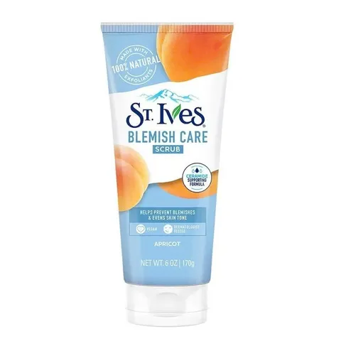 Sữa Rửa Mặt ST.IVES Tẩy Da Chết Chiết Xuất Thiên Nhiên 170g [hàng nhập khẩu]