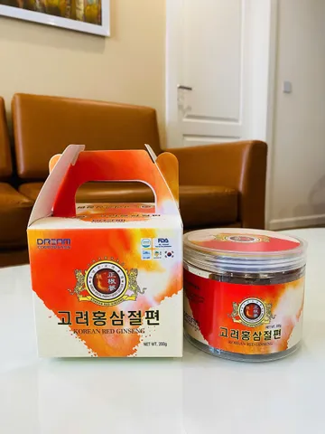 Hồng Sâm Lát Tẩm Mật Ong Hàn Quốc 200g - Bổ Dưỡng Sức Khỏe, Tăng Cường Miễn Dịch, Ngăn Ngừa Lão Hóa, Thảo Mộc Tự Nhiên