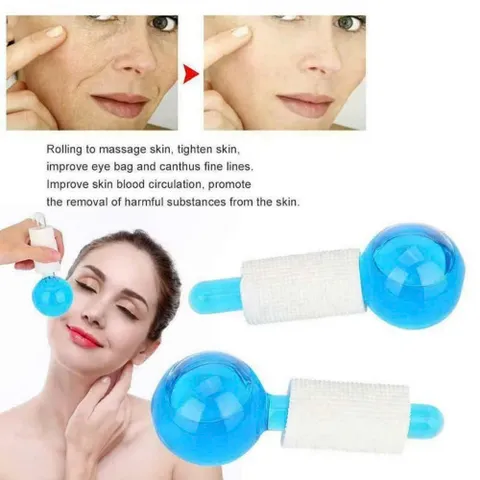 Quả cầu lạnh massage mặt, đẩy tinh chất