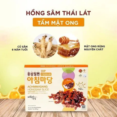 Sâm Lát Tẩm Mật Ong Achimmadang Hàn Quốc hộp 200g