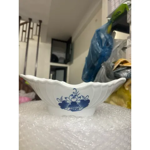 Đĩa Gà Sứ Cao Cấp - Thiết Kế Sang Trọng - Dùng Để Trang Trí Bàn Tiệc họa tiết hoa văn 813794