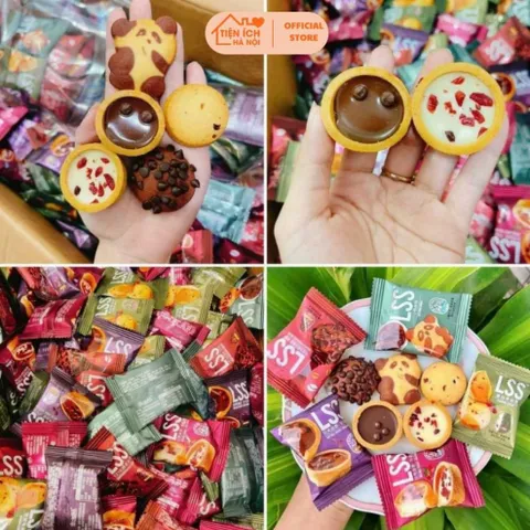 Bánh Quy Socola Bơ Sữa LSS Nội Địa Trung - Mix 4 Vị Ngon Lạ 813799