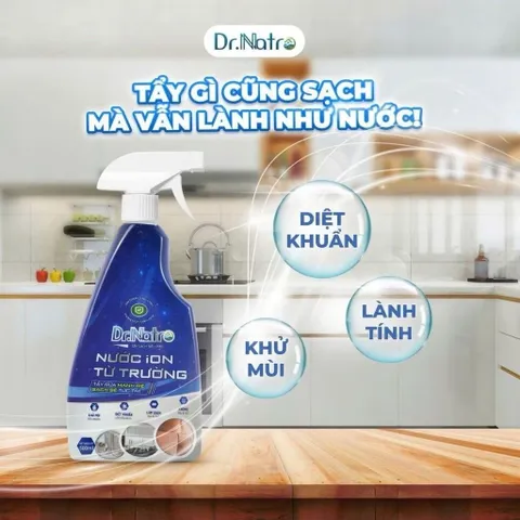 Chai tẩy đa năng Dr Natro 500ml làm sạch dầu mỡ, vệ sinh giày dép, sàn nhà an toàn lành tính 813805